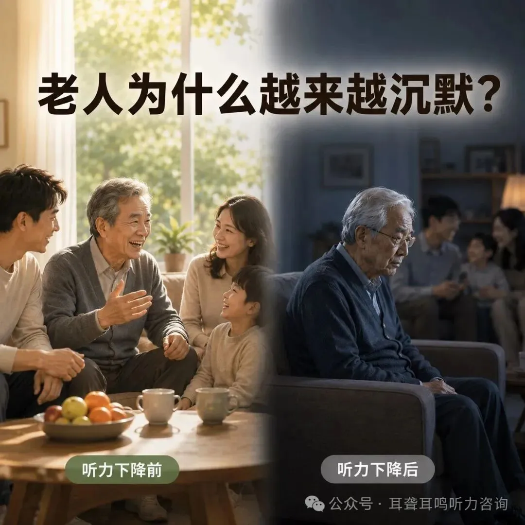 为什么老人听力下降后，越来越不爱说话？