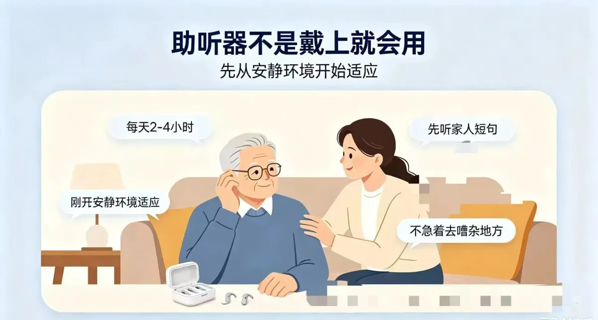 助听器配好就万事大吉？错！做好适应+康复，才算真正听懂